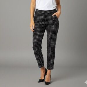 Ricki's Black and White Polka Dot Cropped Pants